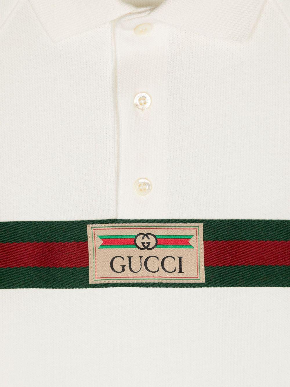Polo bianca per bambino