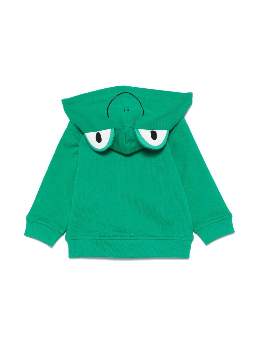 Felpa verde per neonato
