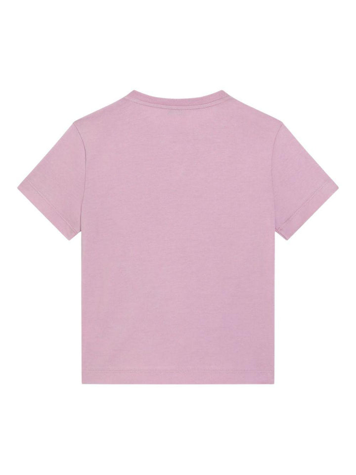 T-shirt lilla per bambina L5JTNKG7PHN F3904 Dolce & Gabbana Kids 