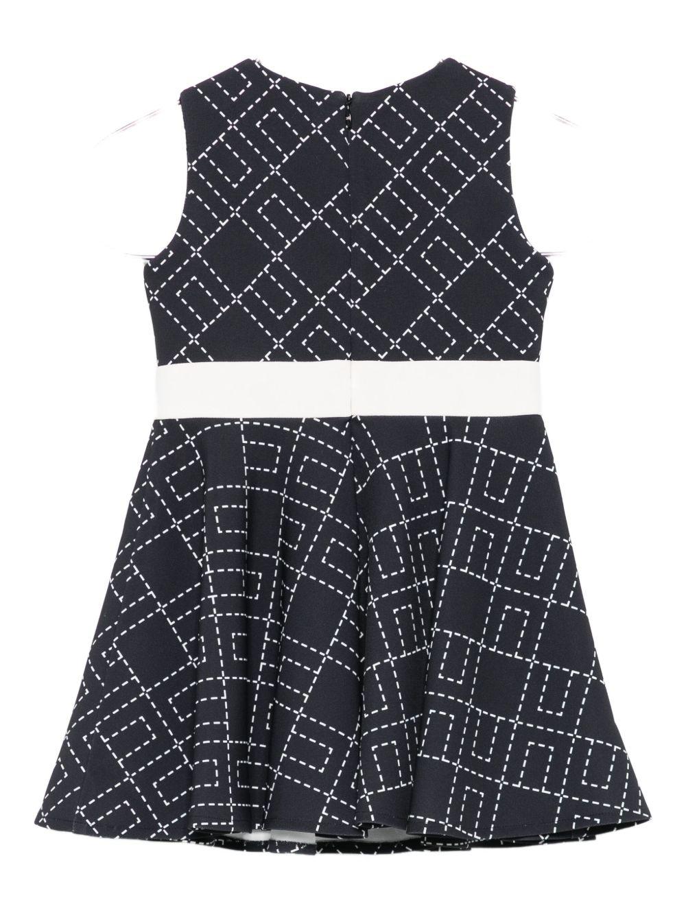 Abito nero per bambina EGAB2190GA023K D948 Elisabetta Franchi Kids 