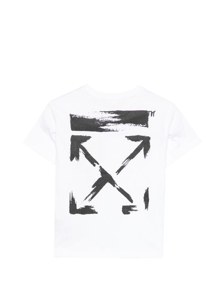 T-shirt bianca per bambino OBAA002S26JER006 1000 Off White Kids 