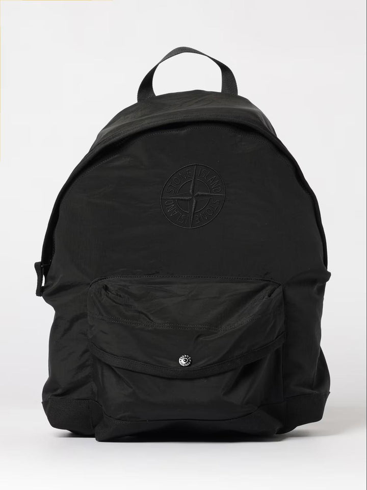 Zaino nero per bambino 69200003S0064 V0029 Stone Island Kids 