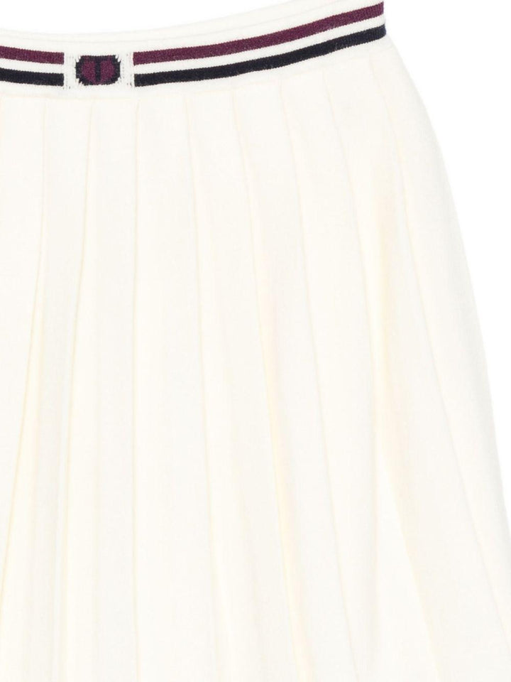 Gonna bianca sporco per bambina 252GJ3034 00435 Twin Set 