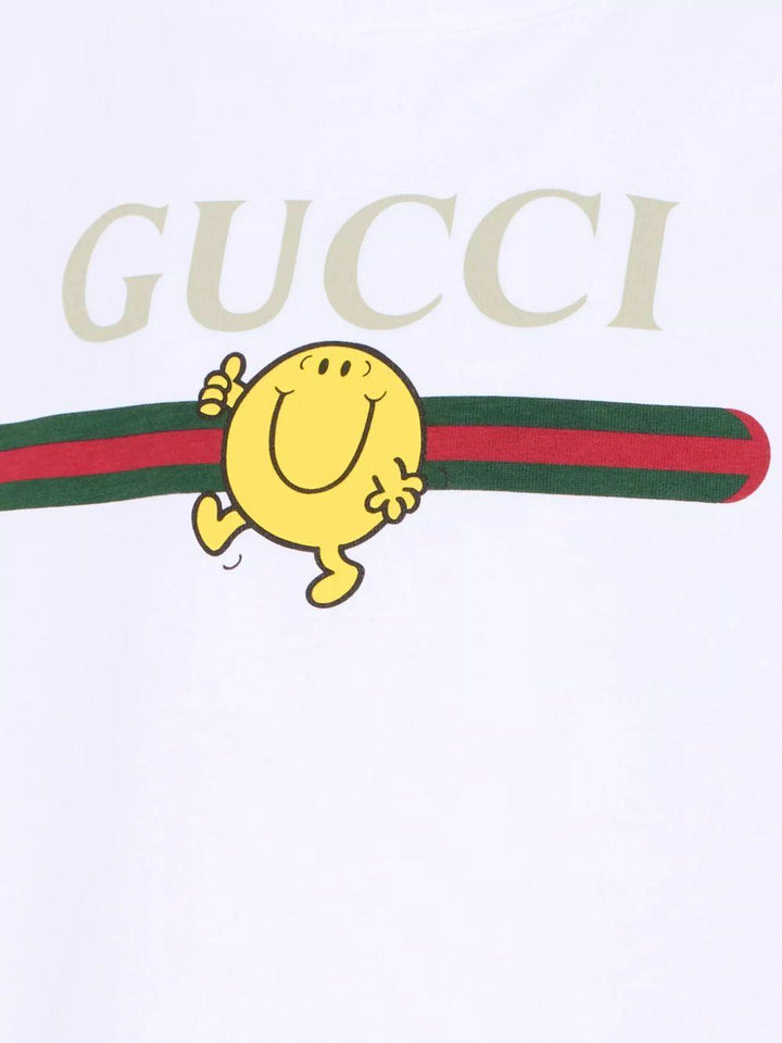 T-shirt bianca per bambino 575114XJHPS 9320 Gucci Kids 