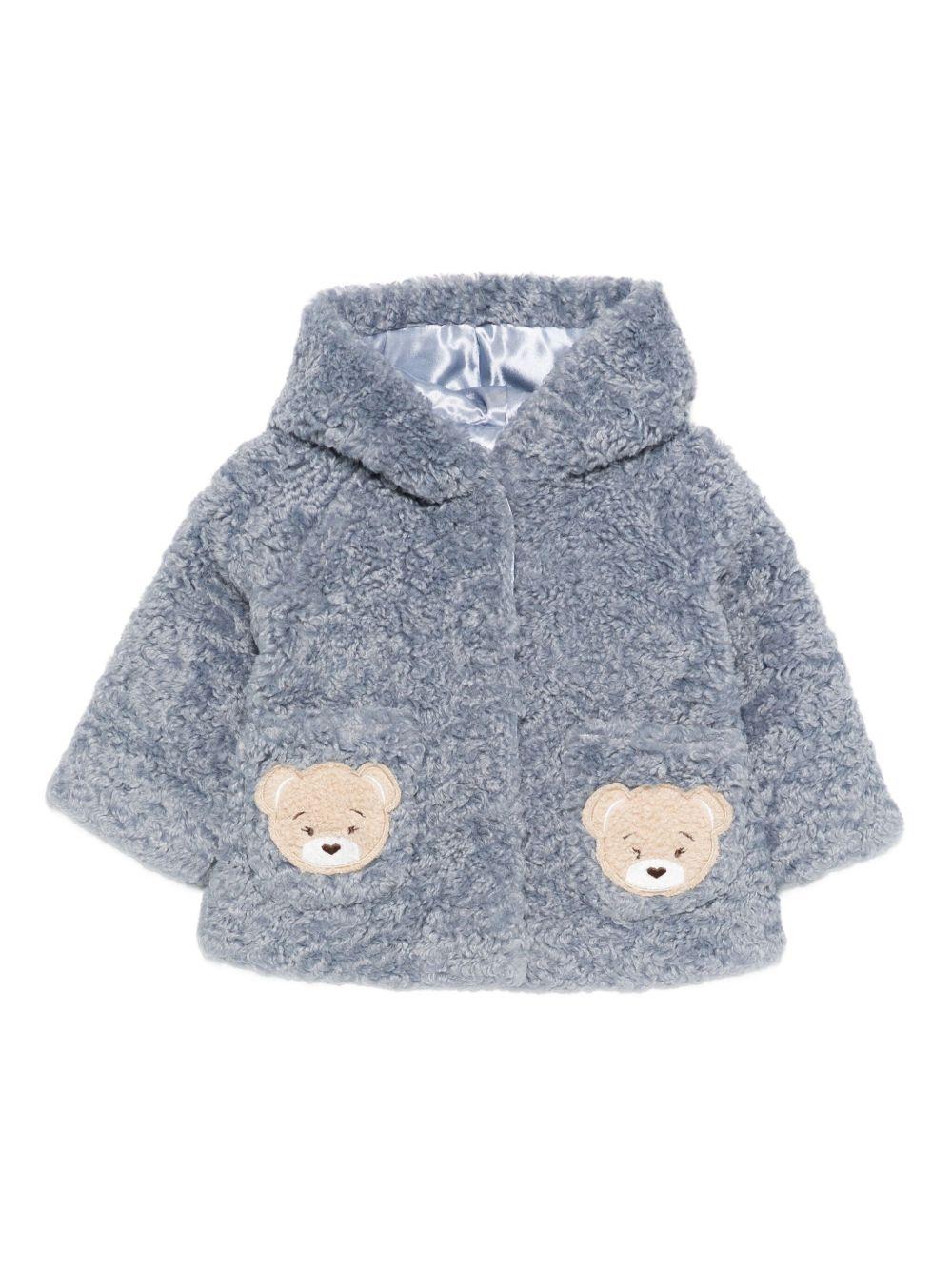 Cappotto grigio per neonato 39F1036031 0051 Monnalisa Kids 