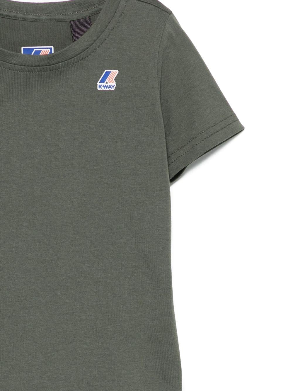 T-shirt verde edera per bambino
