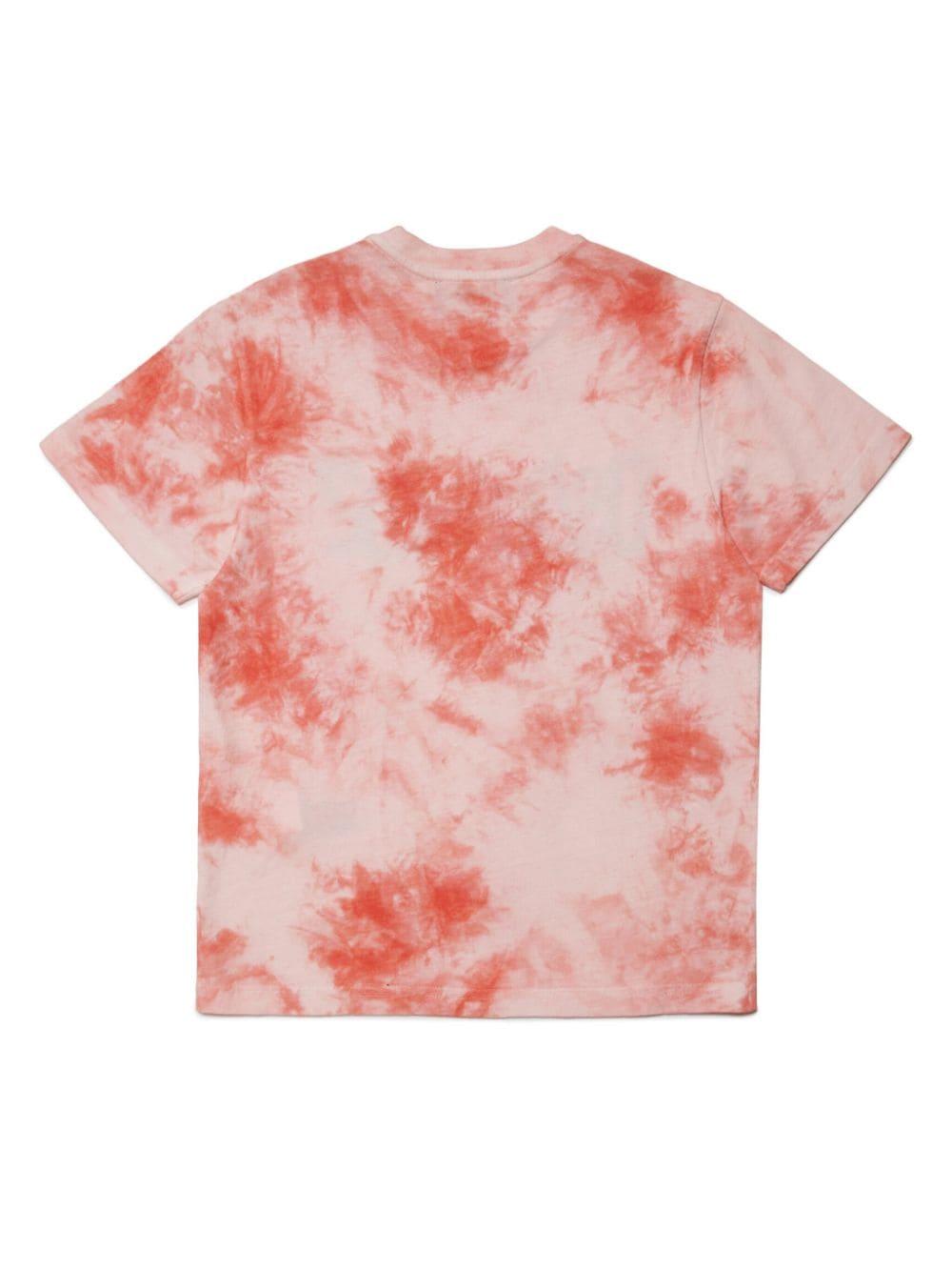 Red t-shirt for boys with logo