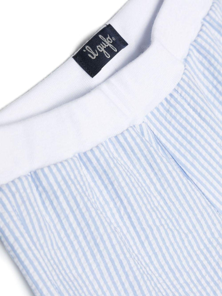White and light blue sports outfit for newborns