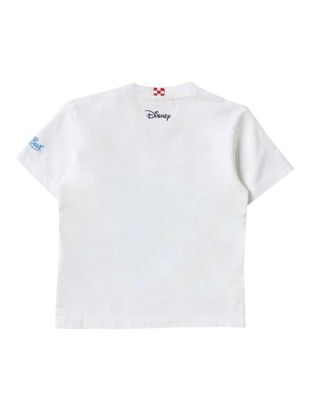 T-shirt bianca per bambino TSH0001 02839H MC2 Saint Barth Kids 