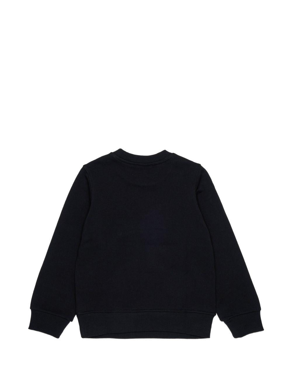 Felpa nera per bambino J02973KYAVF K900 Diesel Kids 