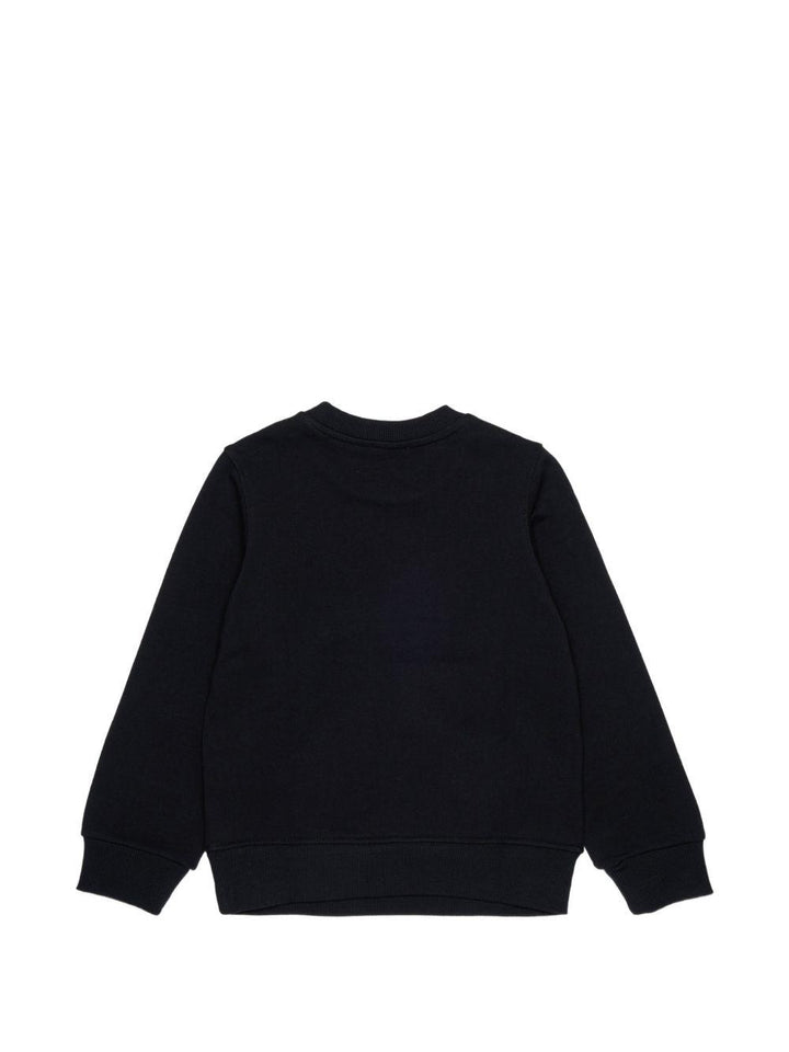 Felpa nera per bambino J02973KYAVF K900 Diesel Kids 