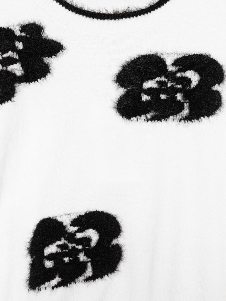 Maglione bianco per bambina