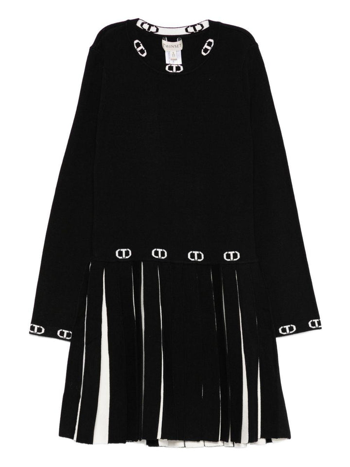 Abito nero per bambina 252GJ3101 11656 Twin Set 