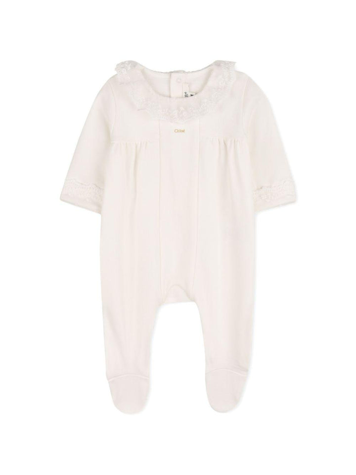 Tutina/coperta bianca per neonata C20925 117 Chloe 