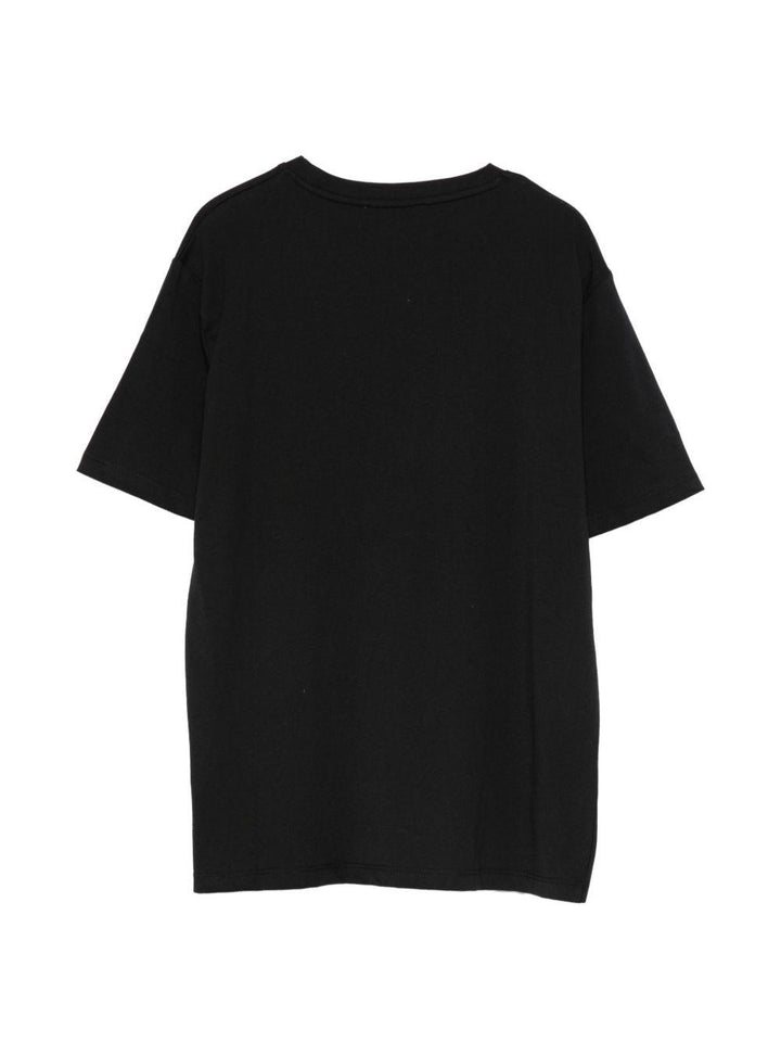 T-shirt nera per bambino S6MSJUTH001 110 Msgm Kids 