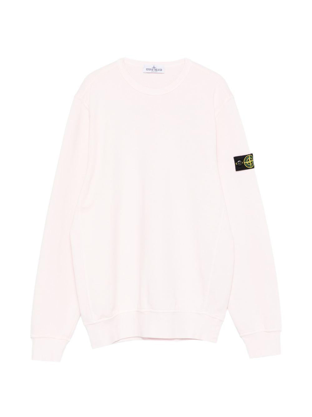 Felpa rosa per bambino 66100005S0040 V0080 Stone Island Kids 