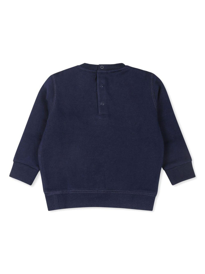 Navy blue sweatshirt for baby