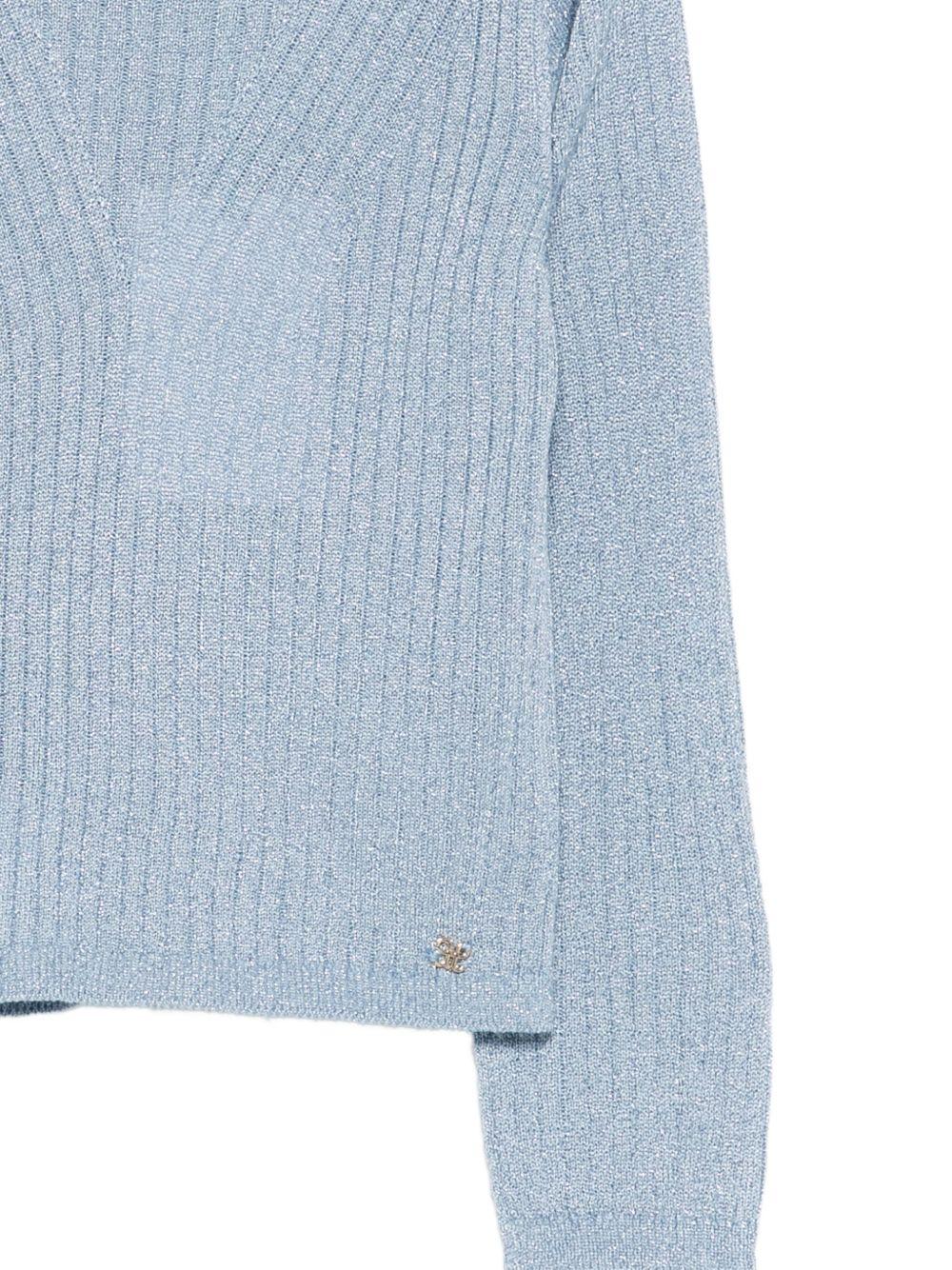 Maglione blu per bambina 5836 089 Abel & Lula 