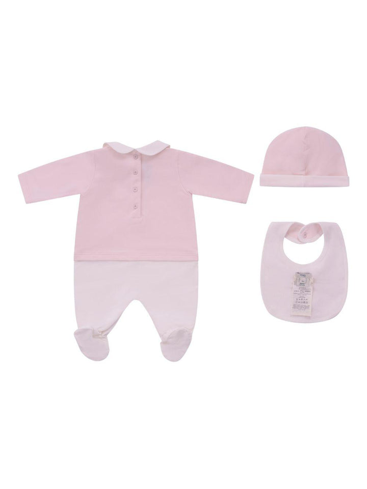 Tutina rosa per neonata BUK1608RA F0C11 Fendi Kids 