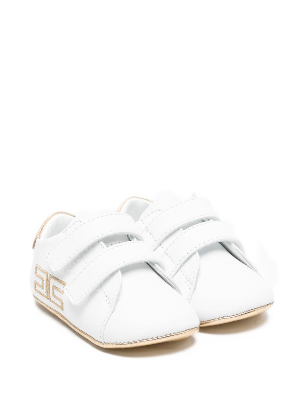 Sneakers bianche per neonata F0A9E04631731 B093 Elisabetta Franchi Kids 
