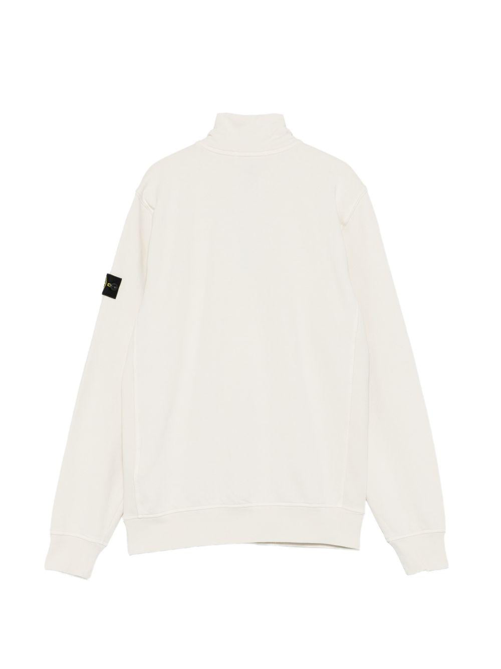 Felpa bianco sporco per bambino 66100013S0040 V0097 Stone Island Kids 