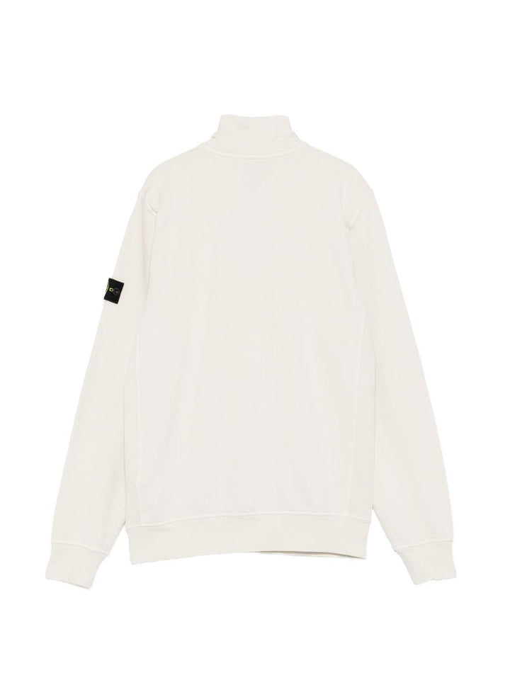 Felpa bianco sporco per bambino 66100013S0040 V0097 Stone Island Kids 