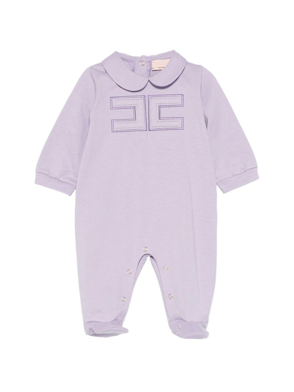 Tutina lilla per neonata ENTU1530JF054 8023 Elisabetta Franchi Kids 