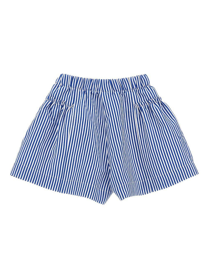 Bermuda a righe blu per neonata 11G4087315 9956 Monnalisa Kids 