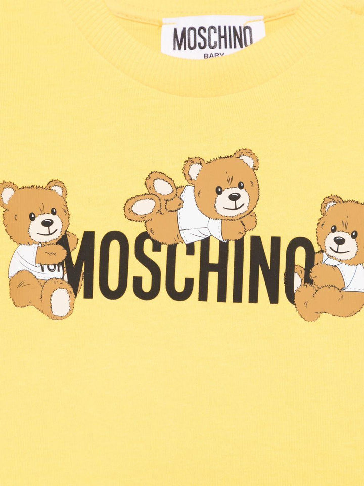 T-shirt gialla per neonato