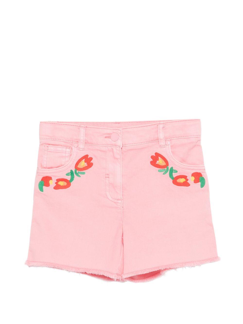 Bermuda rosa per bambina TY6C69Z0156 509 Stella McCartney Kids 