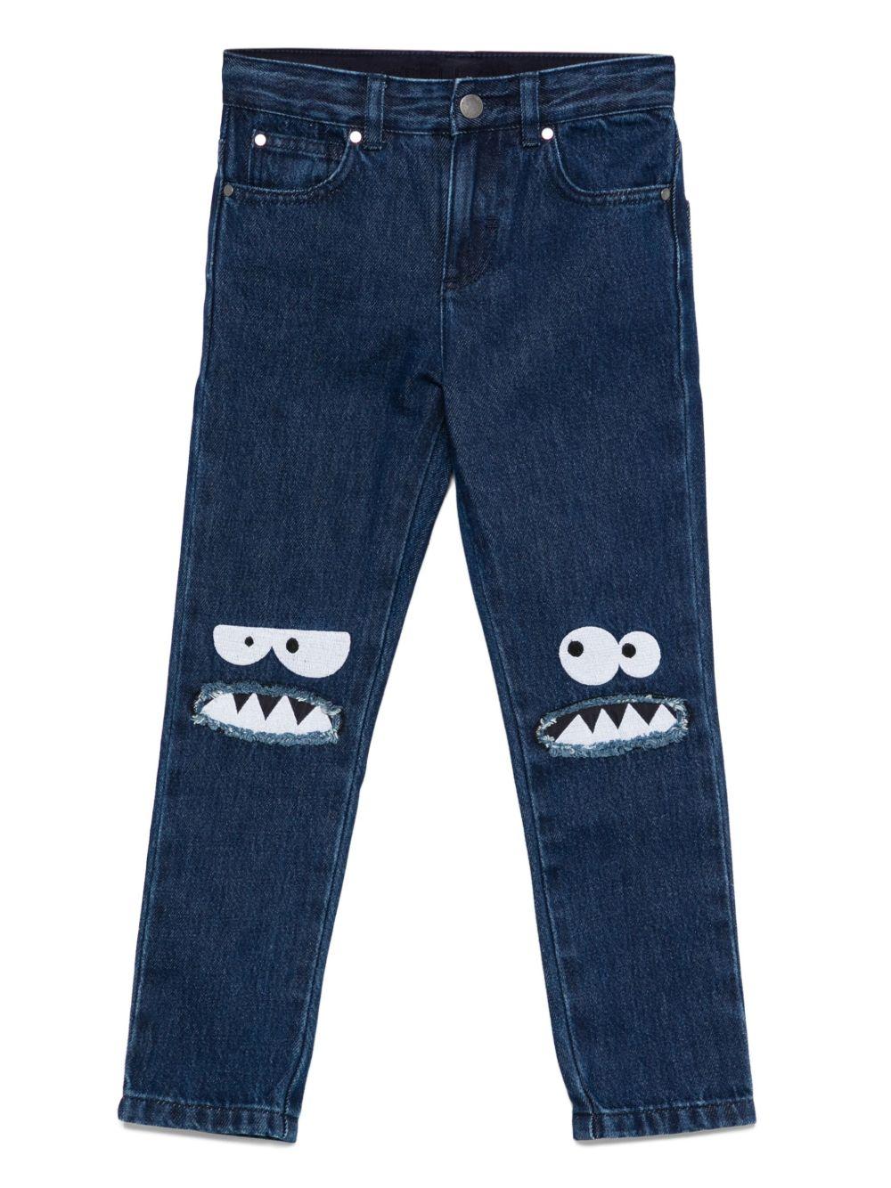 Jeans blu per bambino TX6Q00Z0746 620 Stella McCartney Kids 