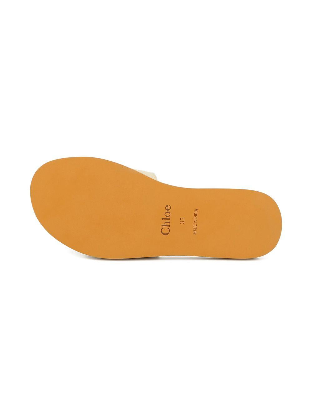 Ciabbatte beige per bambina C20881 117 Chloe 