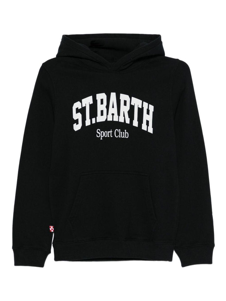 Felpa nera per bambino OLI0001 00866I MC2 Saint Barth Kids 