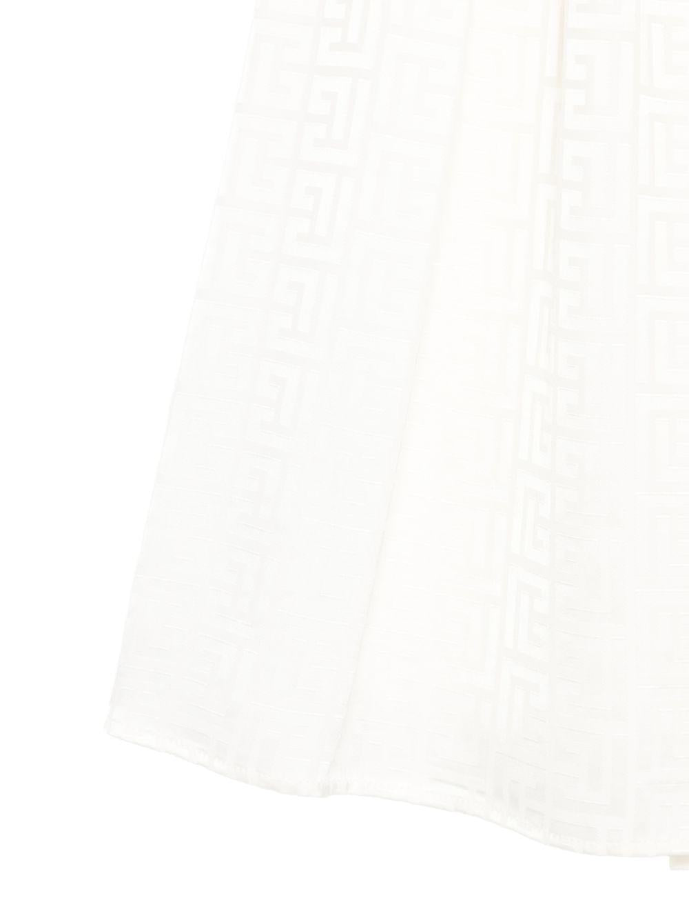 Gonna beige per bambina BY7A60S0192 102 Balmain Kids 