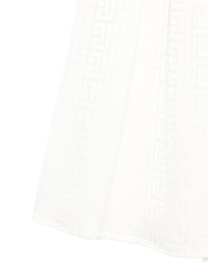 Gonna beige per bambina BY7A60S0192 102 Balmain Kids 