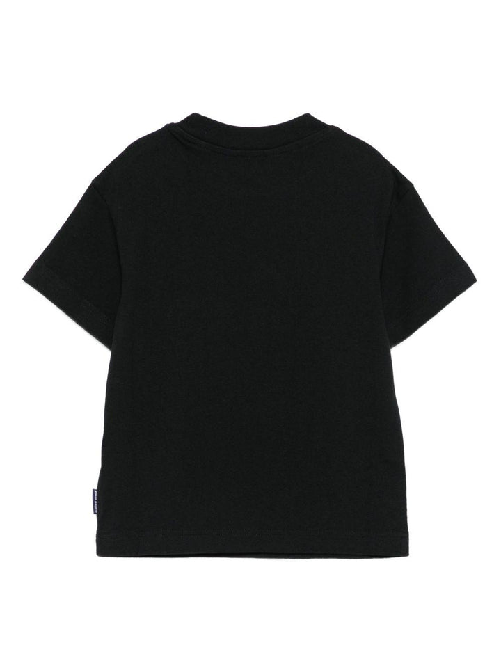 T-shirt nero per bambino PBAA003F25JER002 1040 Palm Angels Kids 