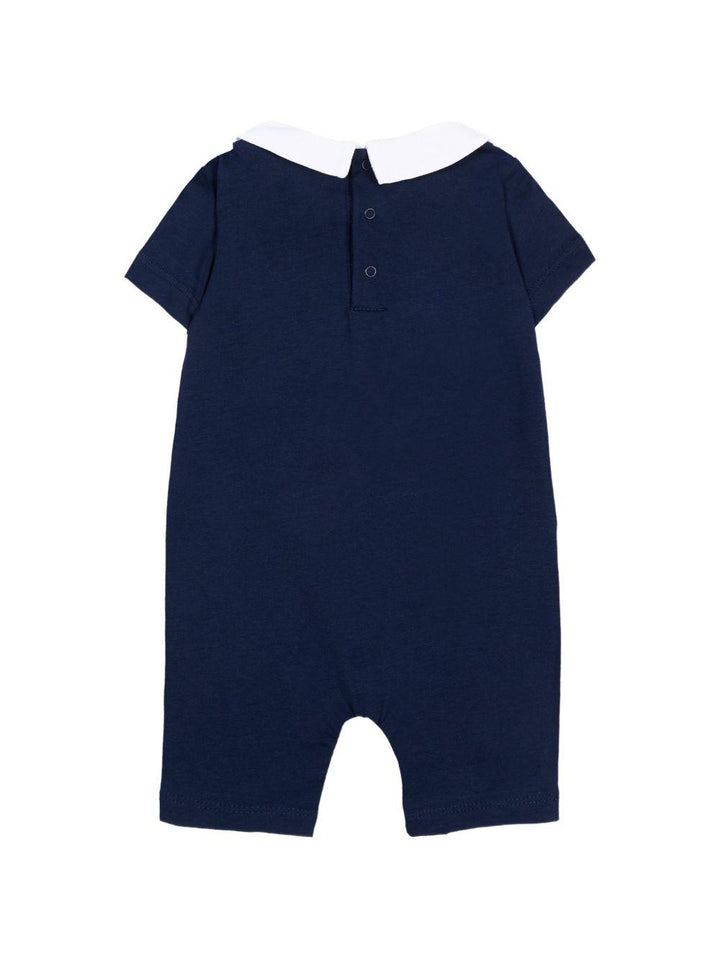 Tutina blu navy per neonato MNY03YLAA03 40016 Moschino Kids 