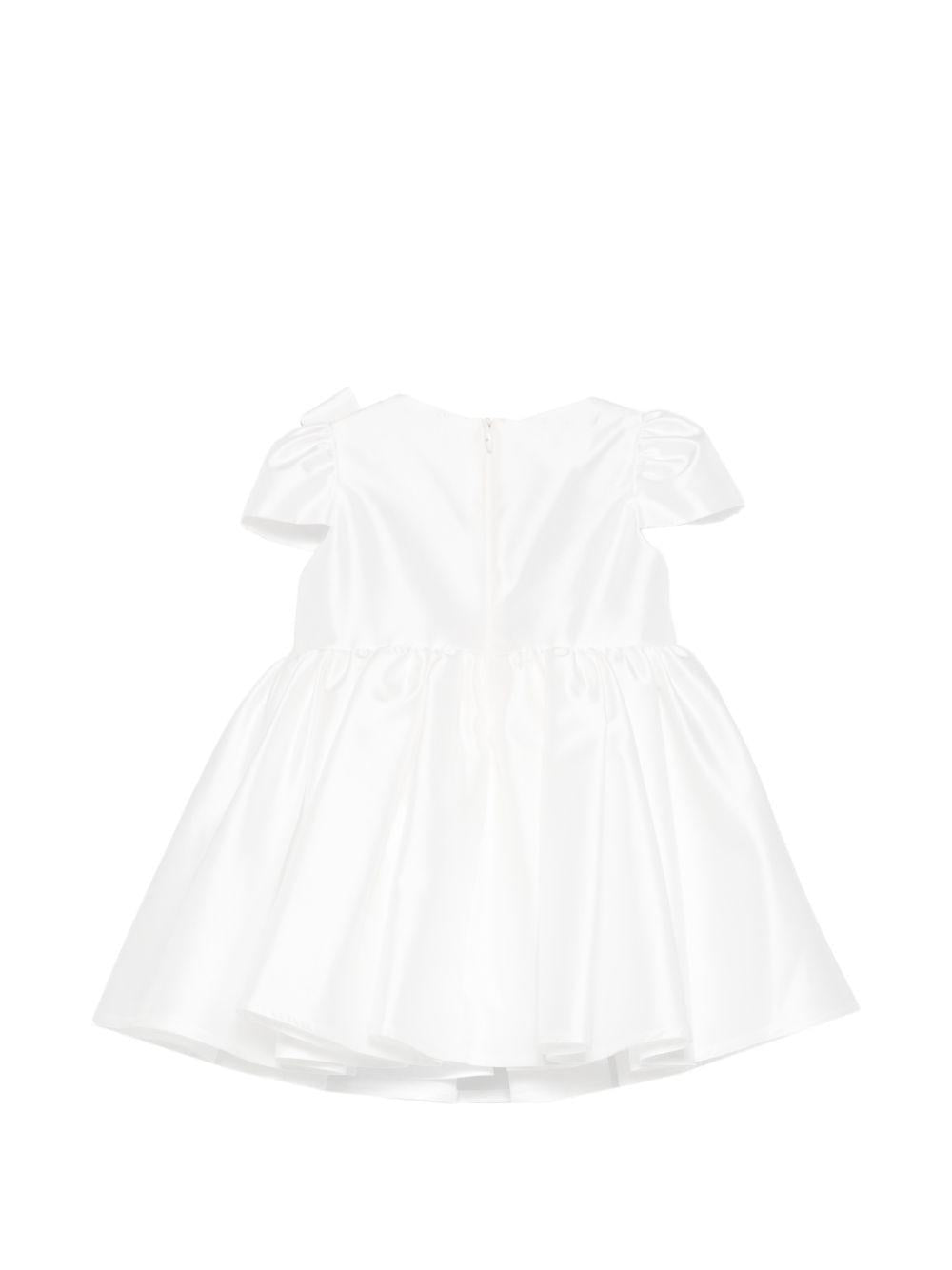 Abito bianco per neonata EGAB2320TV032 0004 Elisabetta Franchi Kids 