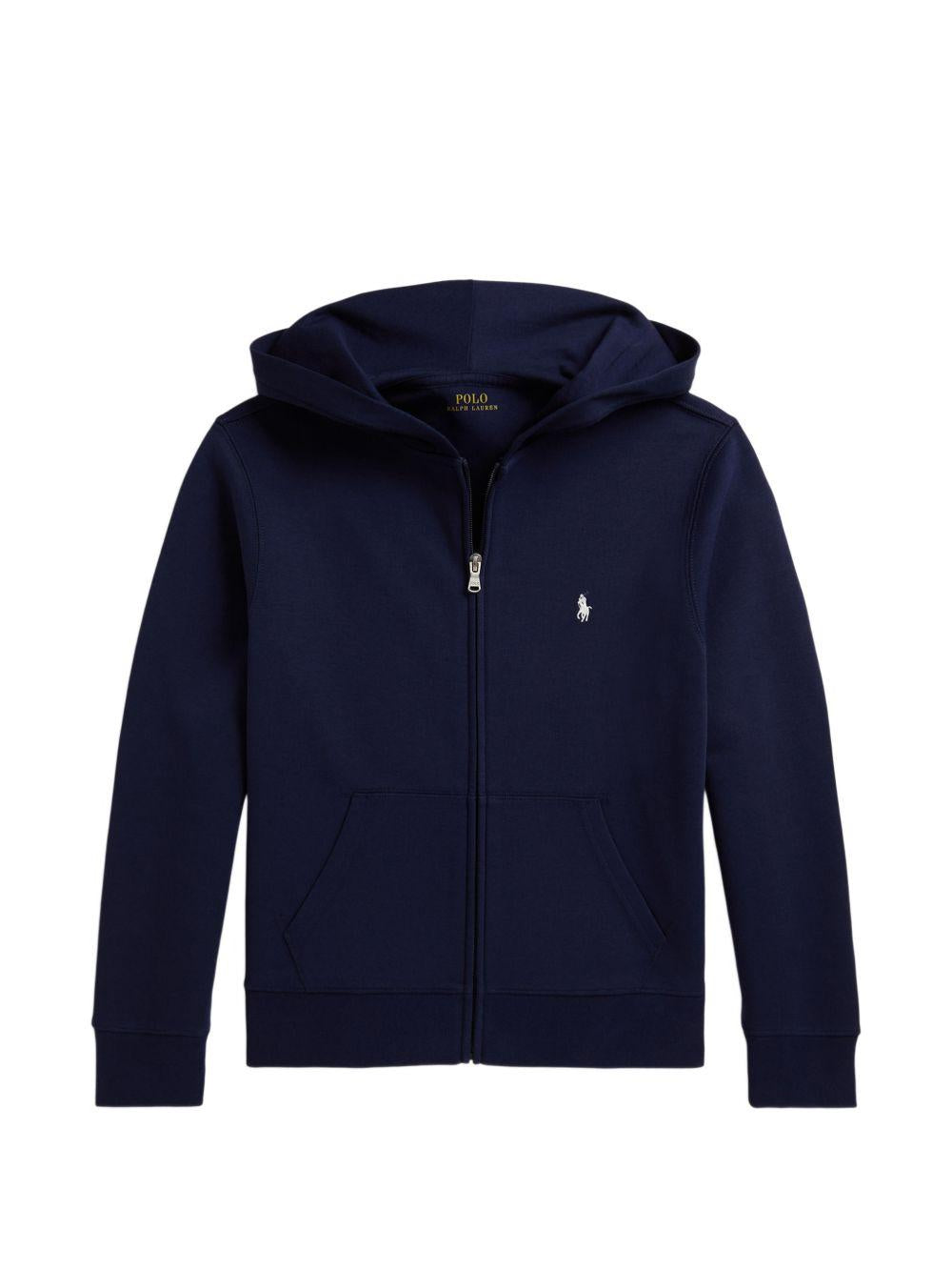 Felpa blu navy per bambino 323A95762 006 Ralph Lauren Kids 