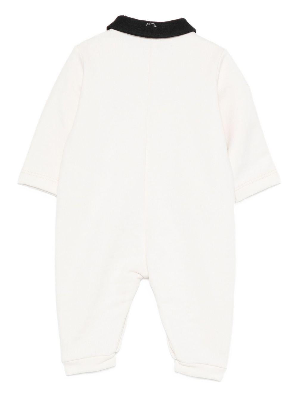 Tutina bianca per neonata ENTU1430FF002 D759 Elisabetta Franchi Kids 