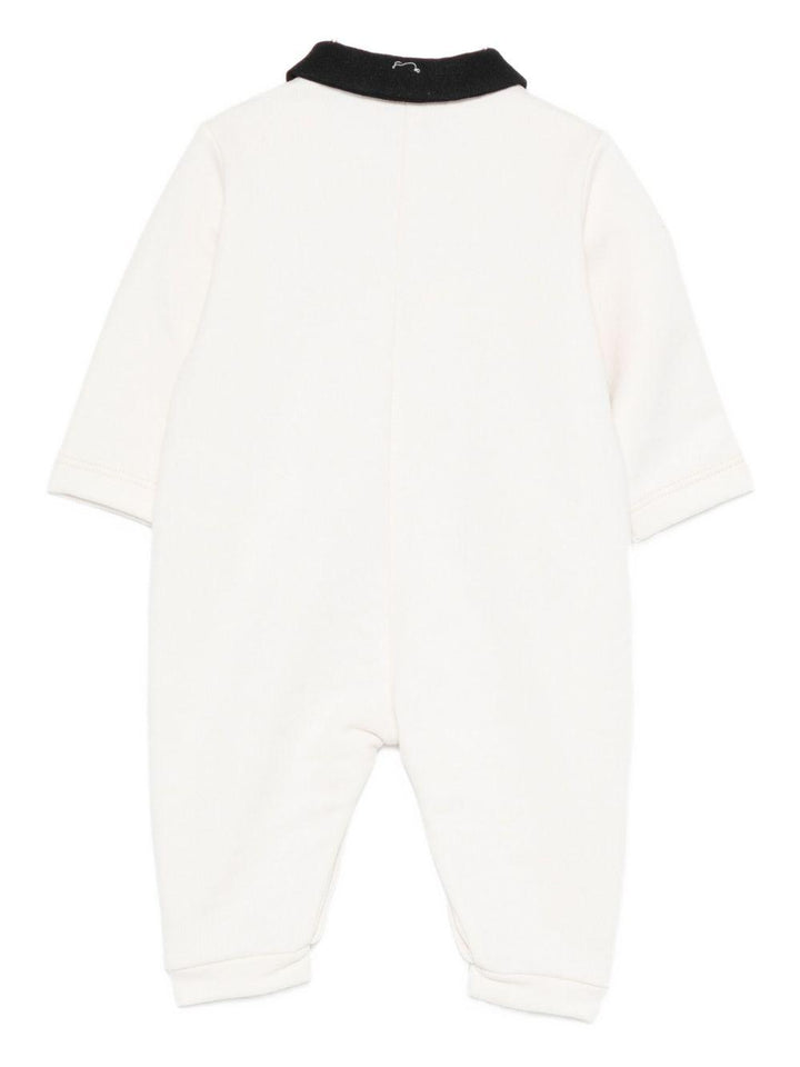 Tutina bianca per neonata ENTU1430FF002 D759 Elisabetta Franchi Kids 