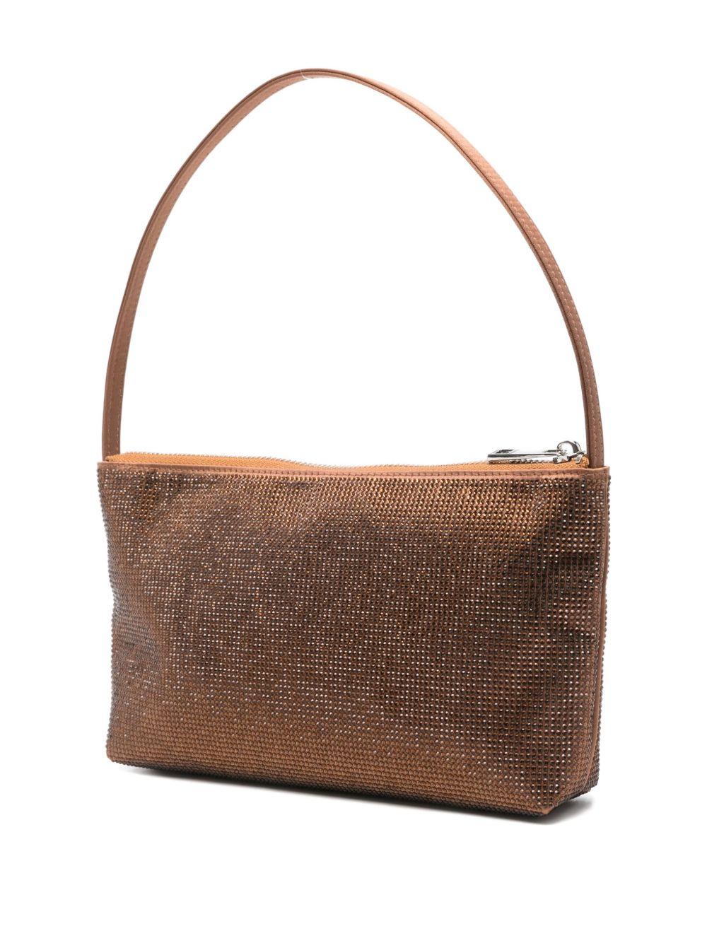 Borsa marrone per bambina STRAS001 00235I MC2 Saint Barth Kids 