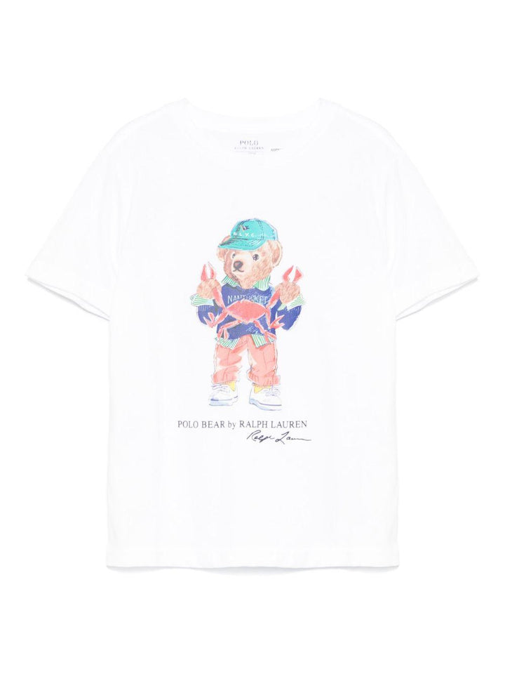 T-shirt bianca per bambino