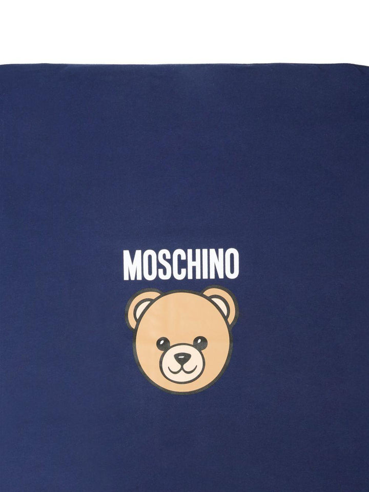 Coperta blu per neonato MUB00MLCA19 40304 Moschino Kids 