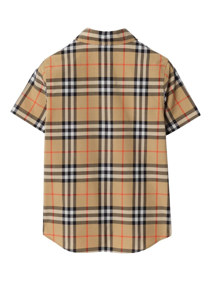 Camicia beige per bambino 8117145 B9368 Burberry Kids 