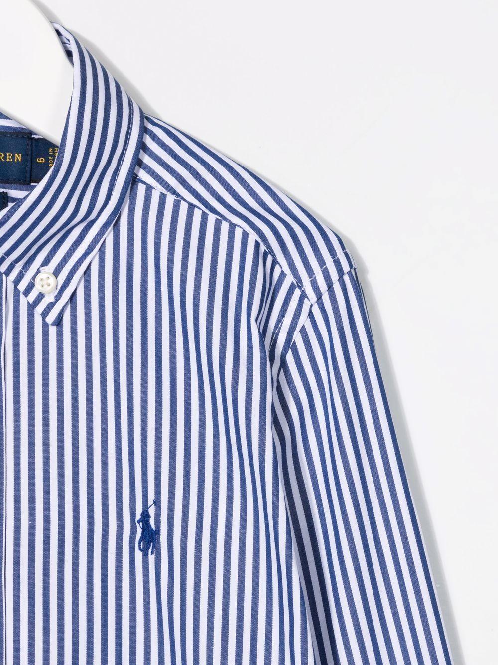 Camicia blu/bianco per bambino 323862260 002 Ralph Lauren Kids 