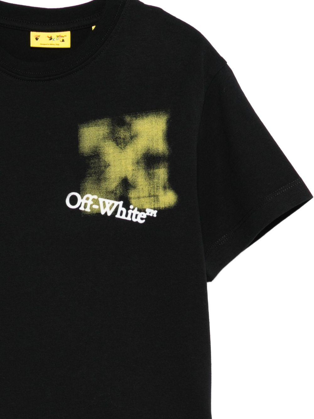 T-shirt nero per bambino OBAA002F25JER006 1018 Off White Kids 
