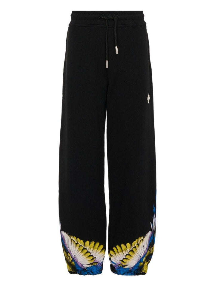 Pantalone nero per bambino F5CMJBFP067 110 Marcelo Burlon Kids 