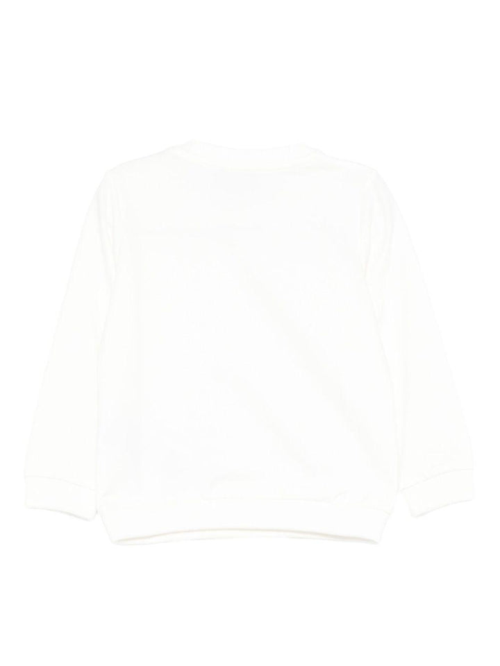 T-shirt bianco per neonato MDF034LDA16 10063 Moschino Kids 