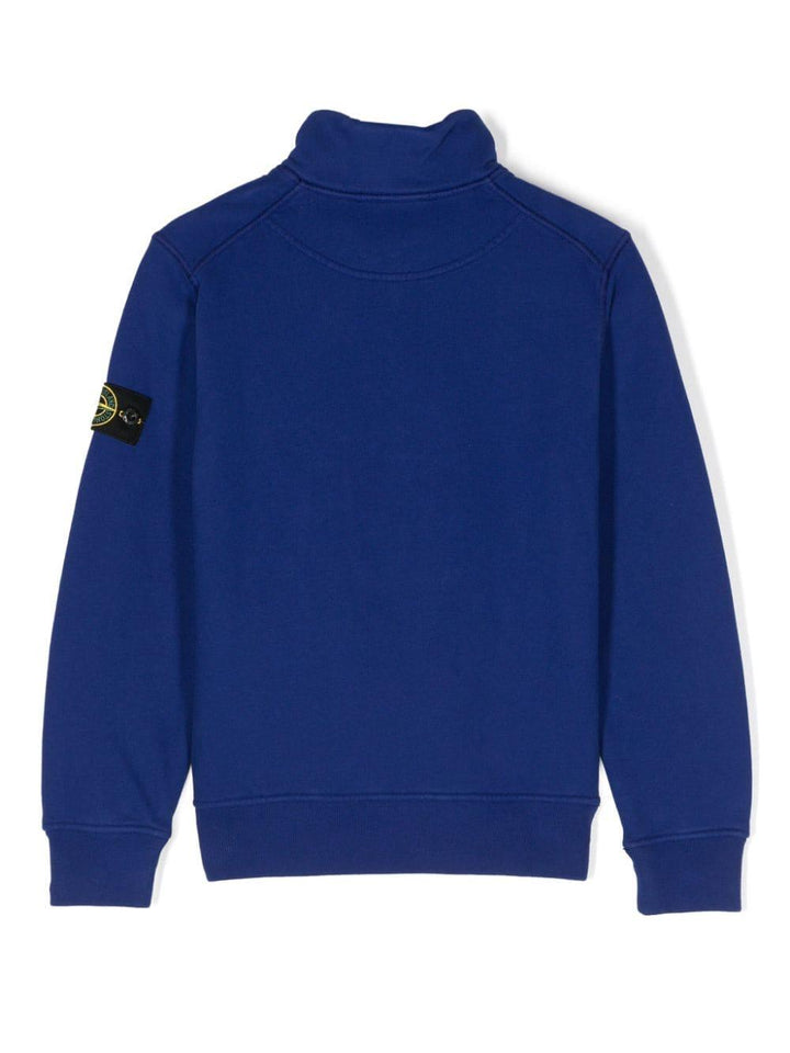 Royal blue cotton sweatshirt for boys